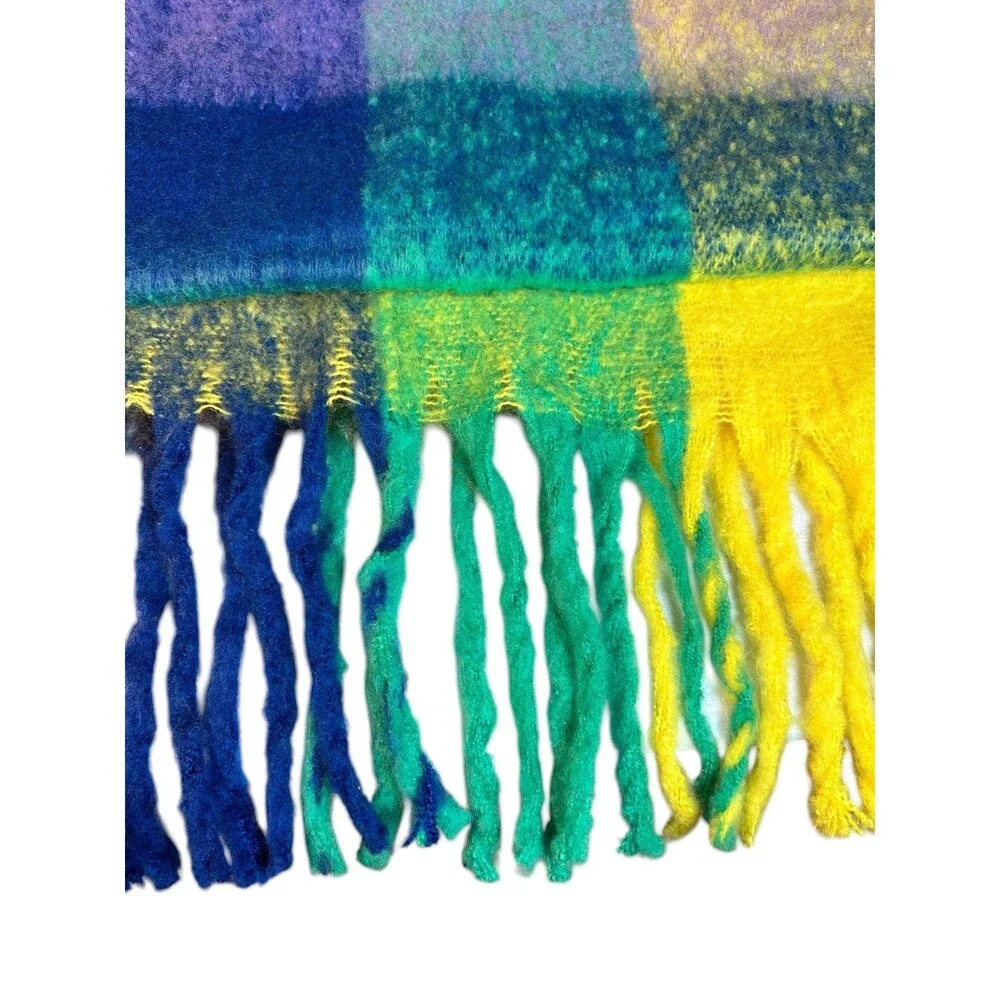 Women’s Soft Scarve Scarf Wrap Multi-Color 80” Long X 15” Wide